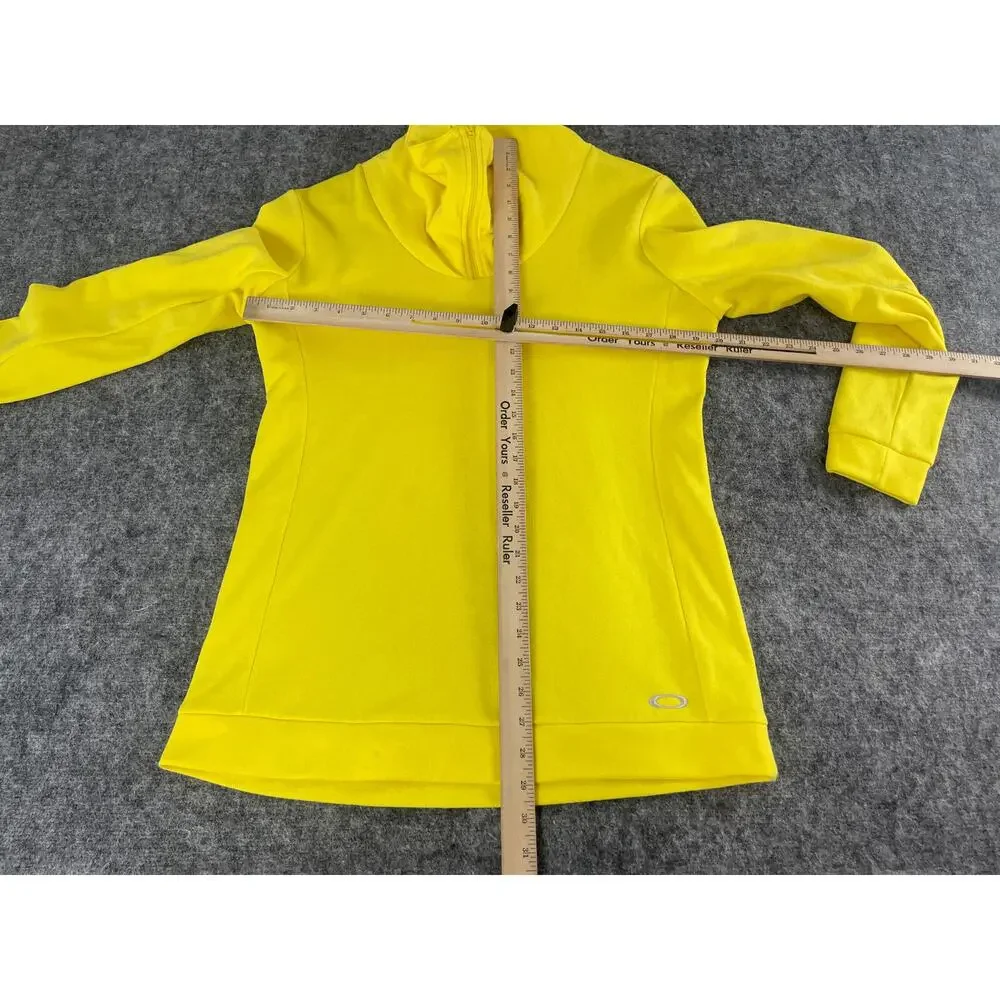 Oakley Gretchen Bleiler Sweater Women Large Sweatshirt Yellow Pullover N87